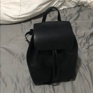 Mansur Gavriel Black Mini Backpack